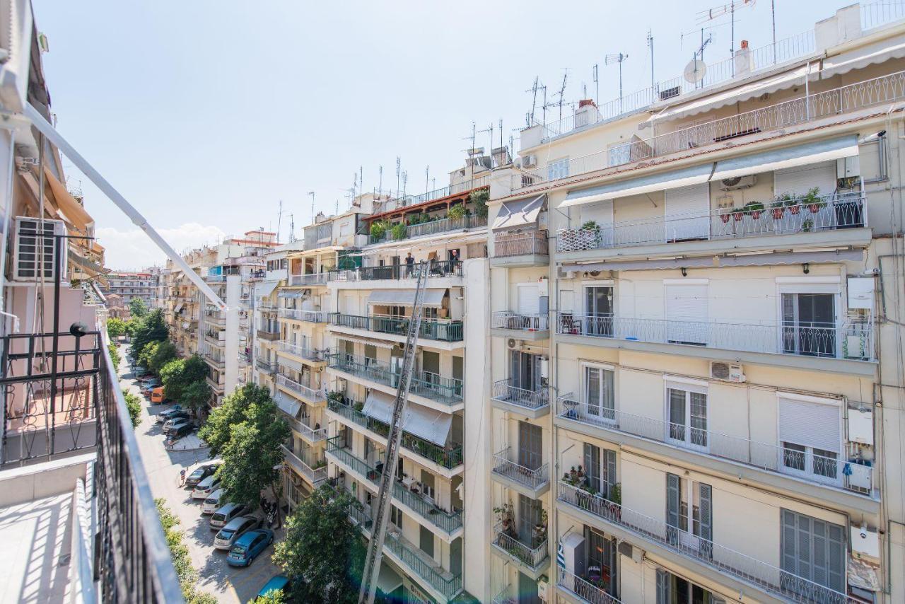 Apricot By Halu! Cozy Apt Next To Agia Sophia Metro Station Selanik Dış mekan fotoğraf